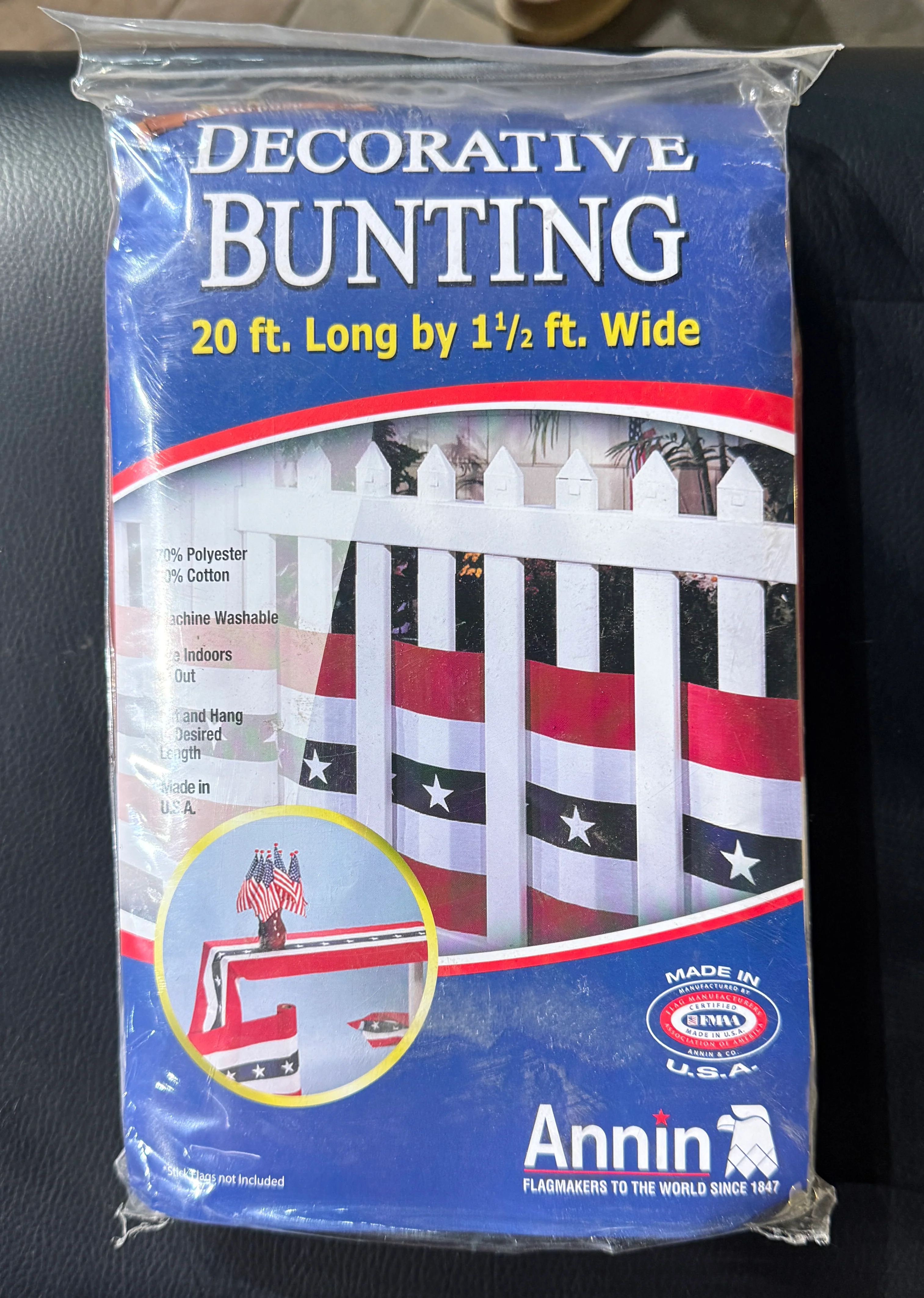 (89010) - US Flag Decorative Bunting