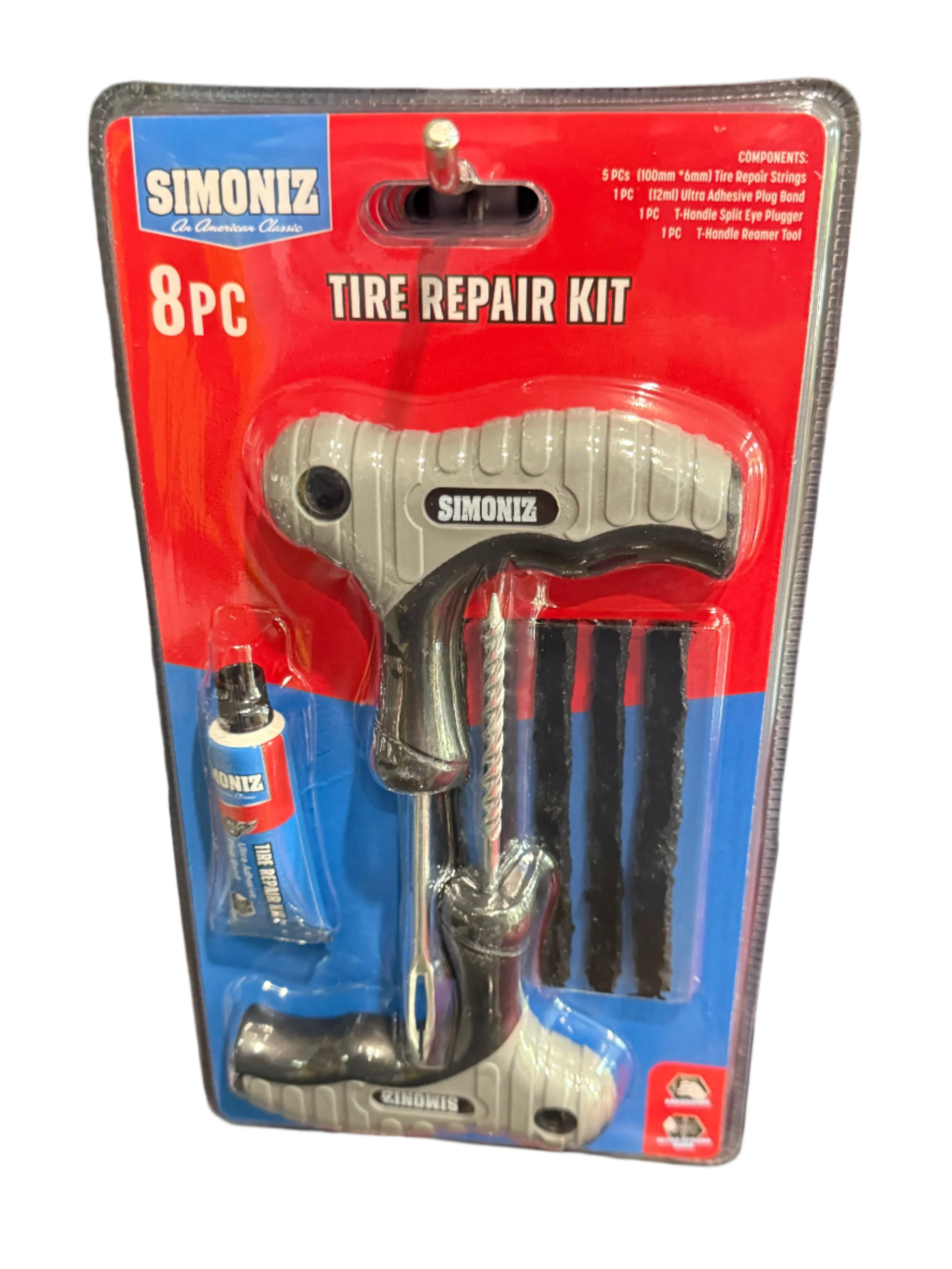 (89873) Simoniz 8pc Tire Repair Kit