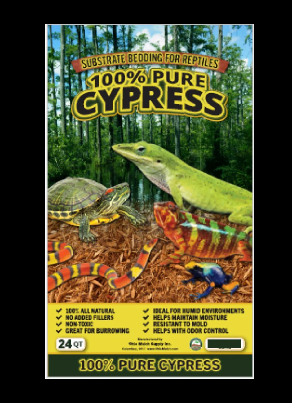 (111R) - Reptile Substrate Bedding, 100% Cypress, 24 Qt